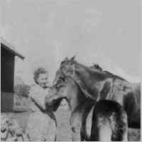 050-0066 Liesbeth Doeblitz mit Pferde auf dem Hof John im Jahre 1938.jpg
